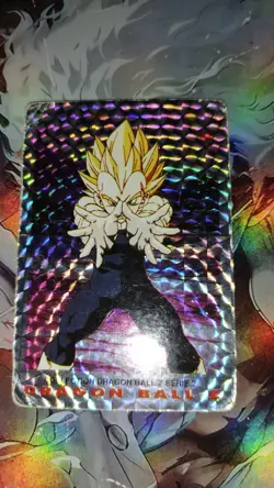Carte prism Dragon Ball Z Serie Part 2 n 67 card DBZ Panini silver argent Vegeta - Image 1