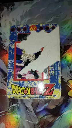 Carte prism Dragon Ball Z Serie Part 2 n 67 card DBZ Panini silver argent Vegeta - Image 2