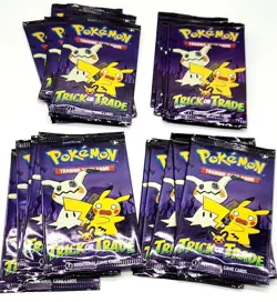 20 Unopened POKEMON Trick or Trade packs LOT (3) cards/pack 60 Cards Lot Total - Image 1