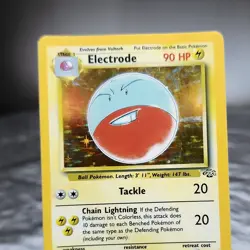 Electrode Holo Rare 2/64 Jungle Set Pokemon Card 1999 WOTC Vintage TCG MP ⚡ - Image 2