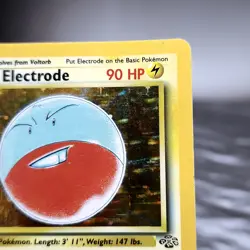 Electrode Holo Rare 2/64 Jungle Set Pokemon Card 1999 WOTC Vintage TCG MP ⚡ - Image 3