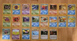 Pokemon TCG Fossil 1st Edition 22 Card Lot NM Uncommon/ Common / Trainer (LOT B) - Image 1