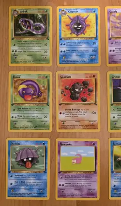 Pokemon TCG Fossil 1st Edition 22 Card Lot NM Uncommon/ Common / Trainer (LOT B) - Image 3