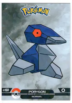 2025 Pokemon Crystal Card Collection Black Dark Edition #137 Porygon Holo - Image 1