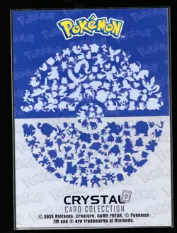 2025 Pokemon Crystal Card Collection Black Dark Edition #137 Porygon Holo - Image 2