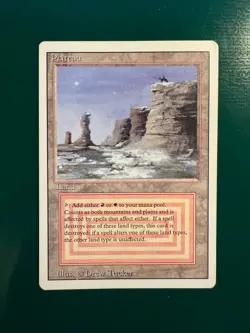 MTG - Plateau - Revised - 1994 - EX - Image 1