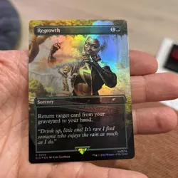 MTG Magic the Gathering Secret Lair x Marvel NM Foil Regrowth (#0866) - Image 1