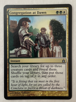 1x Congregation at Dawn Ravnica MTG Magic the Gathering LP/NM - Image 1