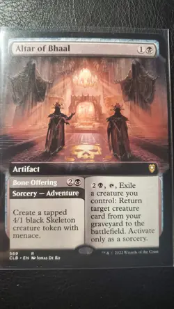Altar Of Bhaal Extended Art 569 M PF MTG Commander Legends BG Series - Image 1