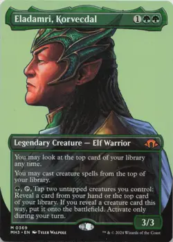 Eladamri, Korvecdal (Borderless) M Modern Horizons 3 369 - LP MTG - Image 1