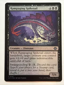 MTG The Lost Caverns of Ixalan Rampaging Spiketail Foil 0116 NM - Image 1