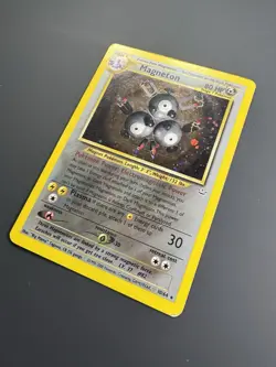 Magneton Holo 10/64 - Fossil Set 2000 - Vintage WOTC Pokemon Card - LP/MP - Image 2