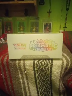 Prismatic Evolutions ETB Scarlet & Violet Pokemon Sealed W/Plastic Shell !MINT! - Image 5