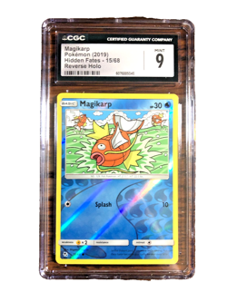 Magikarp Reverse Holo Common #15 - CGC MINT 9 - 2019 Hidden Fates - Pokemon TCG - Image 4