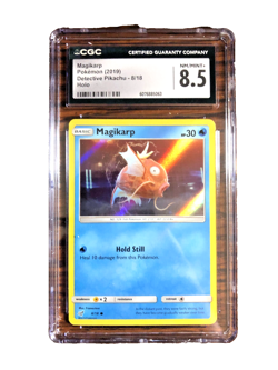 Magikarp Holo Common #8 - CGC NM/MINT+ 8.5 - Detective Pikachu - Pokemon TCG - Image 1