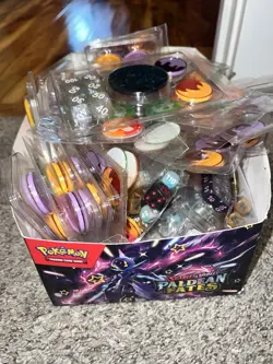 Pokemon Lot - Coins, Sleeves, Dice, Markers - Image 2