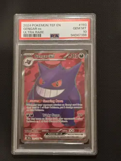 Gengar EX 193/162 Temporal Forces PSA 10 Pokemon - Image 1