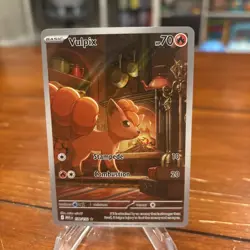 2025 Pokemon Mega Evolution Vulpix Illustration Rare #138/132 - Image 1