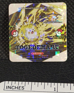 Togedemaru Pokemon Battle Pieces Collection Sticker Holo Japanese Rare Nintendo - Image 2