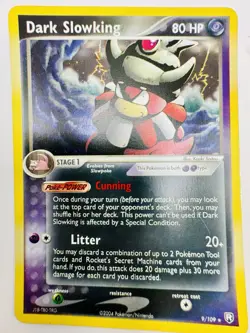 Pokemon Dark Slowking 9/109 Team Rocket Returns Holo Foil Rare 2004 - Image 2
