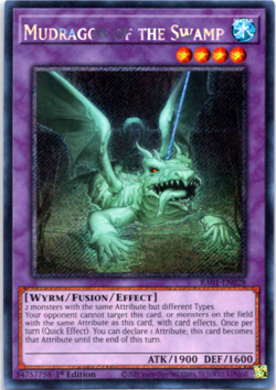 Mudragon of the Swamp - RA01-EN028 - Platinum Secret Rare 1st Edition Yugioh - Image 1
