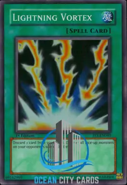 Yugioh FET-EN040 Lighting Vortex Super Rare 1st Edition - Image 1