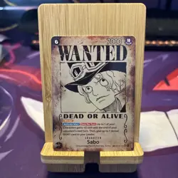 OP13-120 Sabo SEC (SP OP13) Wanted Posted One Piece TCG English Card - Image 1