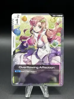 Overflowing Affection (GD01-118) (NM) - Gundam Card Game - Newtype Rising (ENG) - Image 1