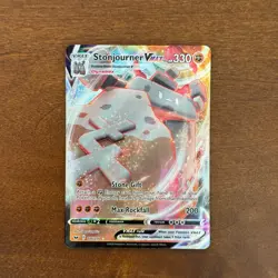 Stonjourner VMAX Holo Rare 116/202 LP Sword & Shield 2020 Pokemon Card - Image 1