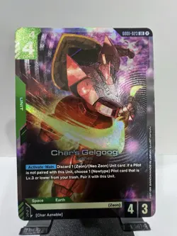 Char's Gelgoog Foil - GD01-023 NM - Gundam TCG Card Game - Image 1