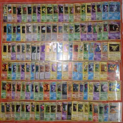 Pokemon Japanese Vintage Holo Lot 127 Card Old Back Blastoise Gyarados Mew - Image 1
