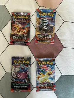 10x Pokemon Booster Pack Lot AUTHENTIC, UNWEIGHED, & SEALED Cards - Image 3