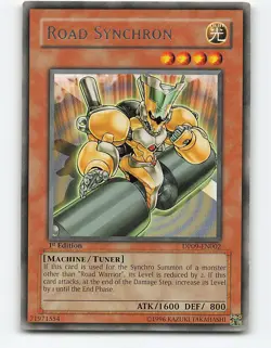 Road Synchron #DP09-EN002 1st Edition YuGiOh Card - Image 1