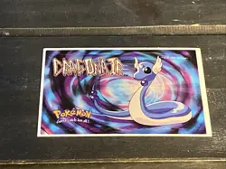 Vintage 1999 Pokemon Dragonair Vending Machine Sticker Card A&A Made in USA - Image 1