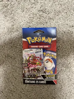 2024 POKEMON TRADING CARD GAME 1 PACK 25 CARDS ONE FOIL GUARANTEE RANDOM INSERTS - Image 1