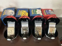 1999 Burger King 23K Gold Cards Pikachu Mewtwo Togepi Poliwhirl - Image 1