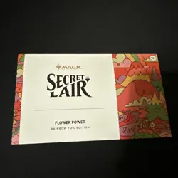 Magic The Gathering MTG: Secret Lair Flower Power Rainbow Foil Edition Sealed - Image 1