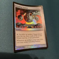 MTG FOIL Grinding Station Fifth Dawn UNPLAYED - Image 1