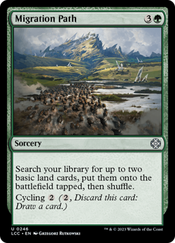 Migration Path #246 | Near Mint | The Lost Caverns of Ixalan Commander Magic MTG - Image 1