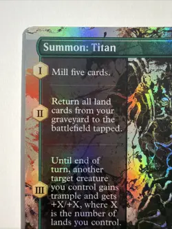Summon: Titan (Borderless) Final Fantasy Foil - Image 2