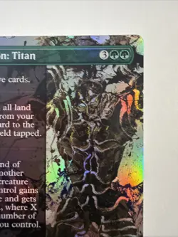 Summon: Titan (Borderless) Final Fantasy Foil - Image 3