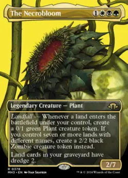 The Necrobloom (Borderless) - Modern Horizons 3 (MH3) - Image 1