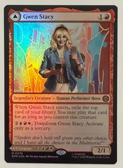 Gwen Stacy Foil - Mythic - Marvel's Spider-Man MTG - Image 1