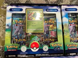 Pokemon GO Pin Collection Set of 3 Charmander Squirtle Bulbasaur Factory SEALED - Image 2