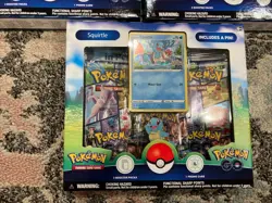 Pokemon GO Pin Collection Set of 3 Charmander Squirtle Bulbasaur Factory SEALED - Image 4