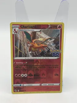 Charizard 010/078 Reverse Holo Pokemon Go TCG Pokemon - Image 1