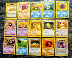 Vintage Pokemon Lot of 15 1st Edition Non Holo Jungle And Team Rocket Collection - Image 1