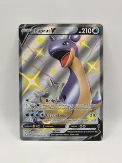 Pokemon TCG Lapras V SV110/SV122 Shining Fates Shiny Vault Full Art - Image 1