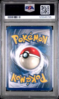 1999 POKEMON GAME 1ST ED #8 MACHAMP-HOLO PSA 5 - Image 2