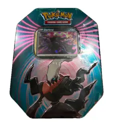 Pokemon TCG 2021 Knockout Darkrai Tin - 3 Packs Unopened Sealed 820650809859 - Image 2